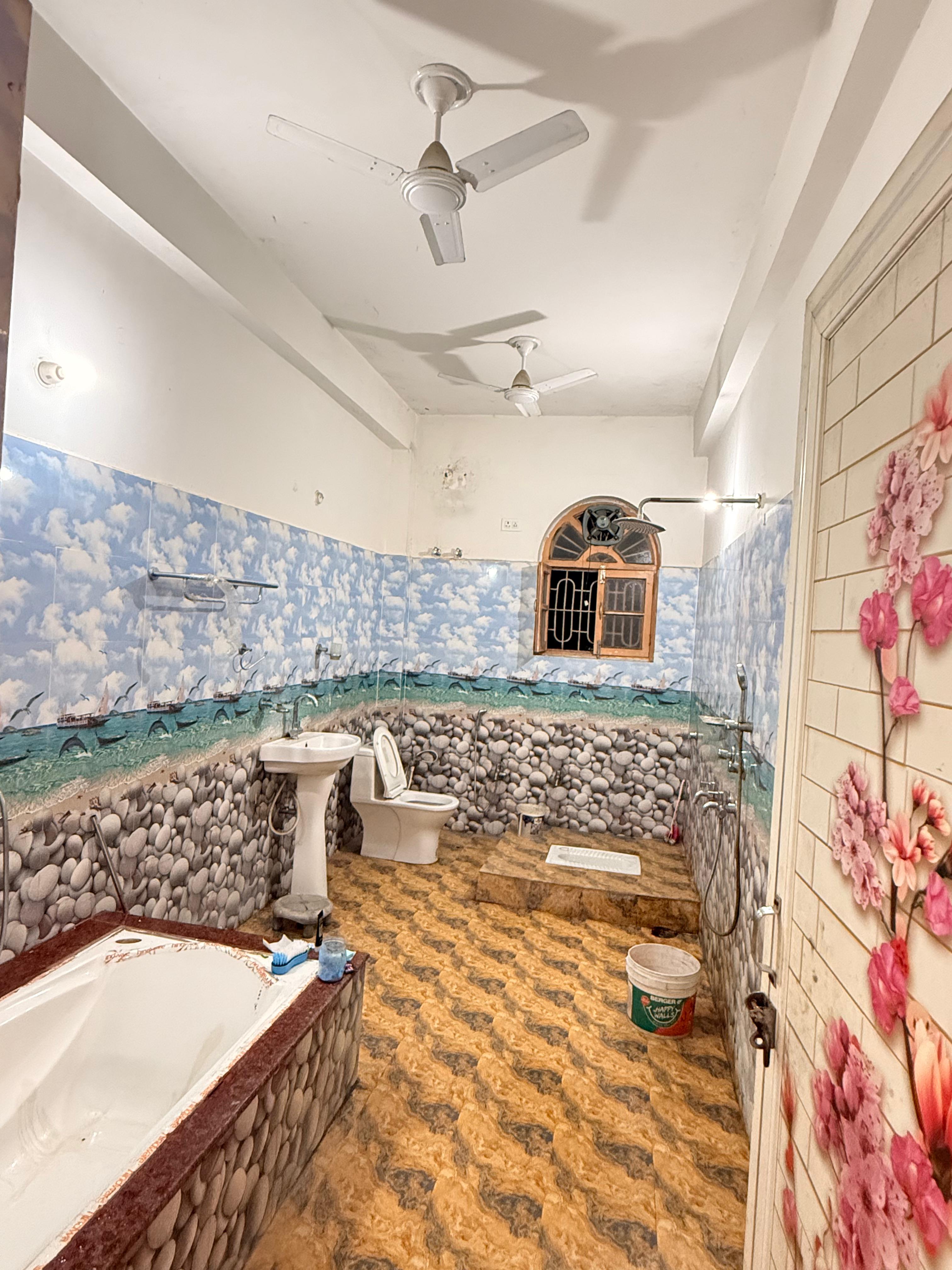 Sanitized and Clean Facility Bathroom